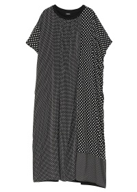 ZUCCa / S MIX DOTS / ワンピース(M black(26)): SALE| A-net ONLINE STORE