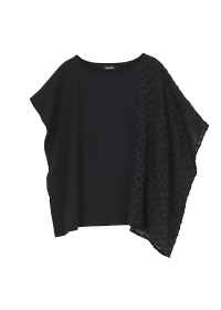 ZUCCa / JACQUARD DOCKING JERSEY / �J�b�g�\�[