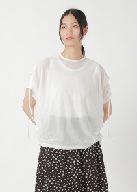 <��s�\��> ZUCCa / SHEER HERRINGBONE INLAY / �J�b�g�\�[