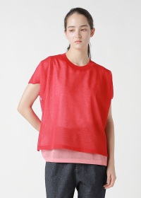 ZUCCa / DOUBLE SHEER KNIT / �g�b�v�X