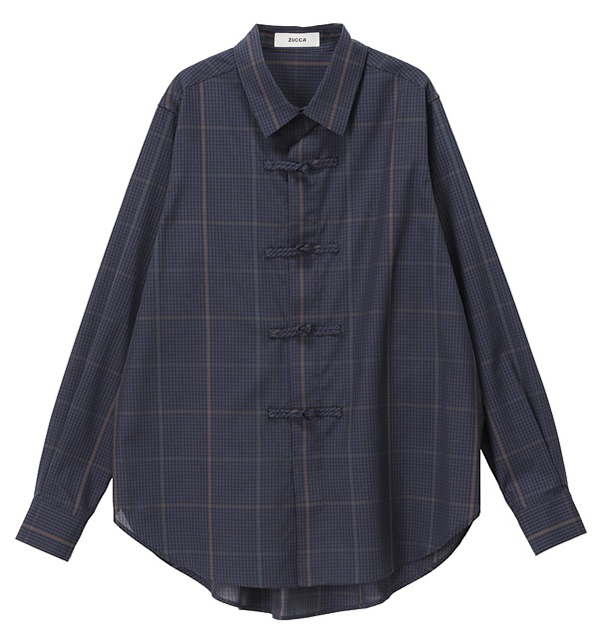 ZUCCa / PEチェック / トップス(M navy(13)): WOMEN'S Tops| A-net ...